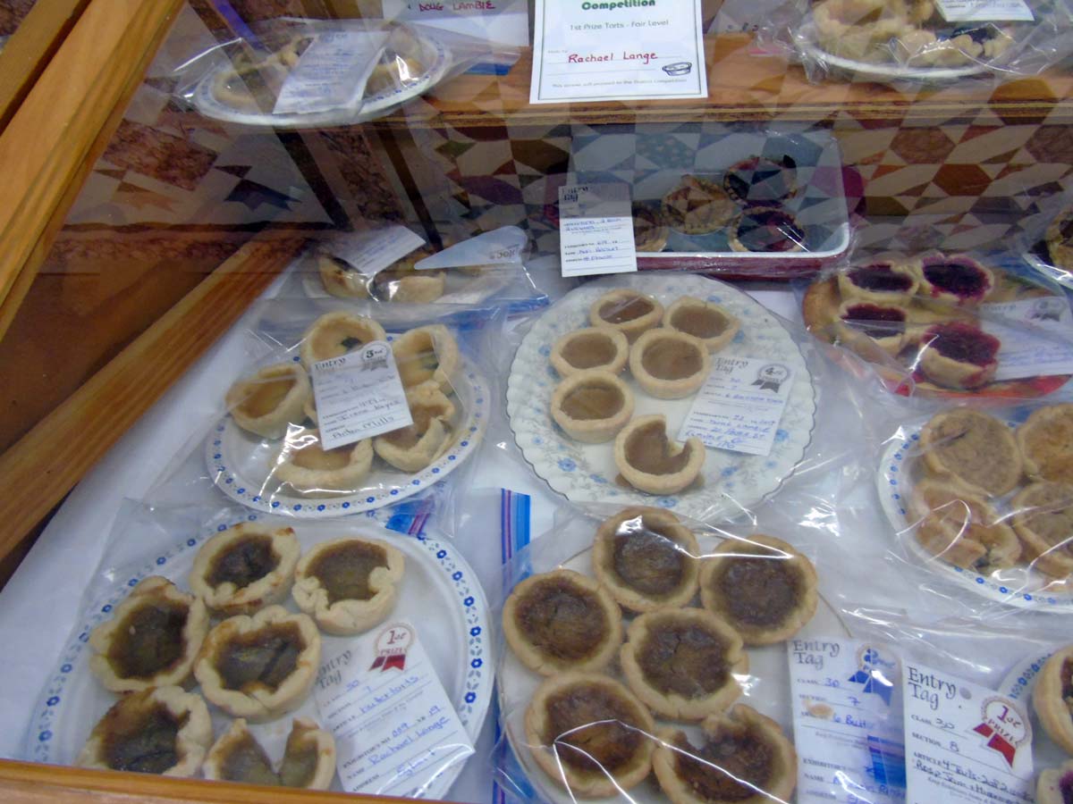 Butter Tarts in Elmvale Fall Fair competitions
