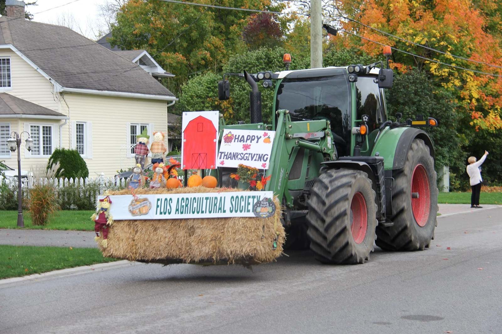 tractor parade in Elmvale