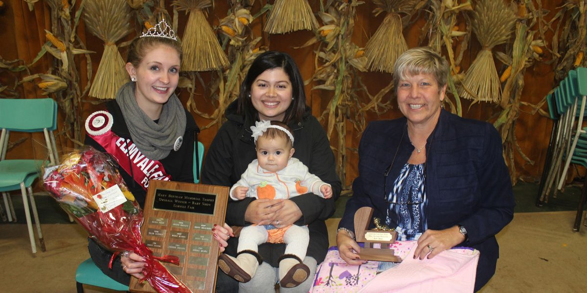 Baby Show winner at Elmvale Fall Fair