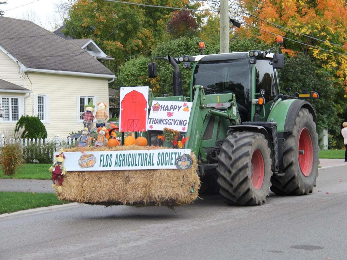 tractor parade in Elmvale